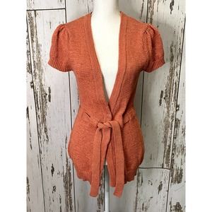 Sarah Spencer Peach Cardigan